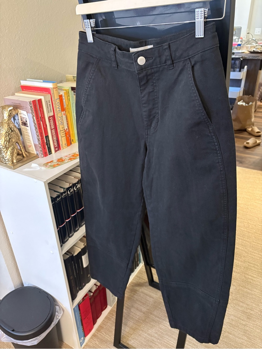 Everlane Black Barrel Utility Pants
